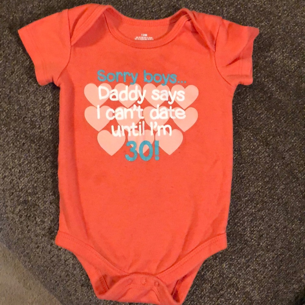 Orange onesie